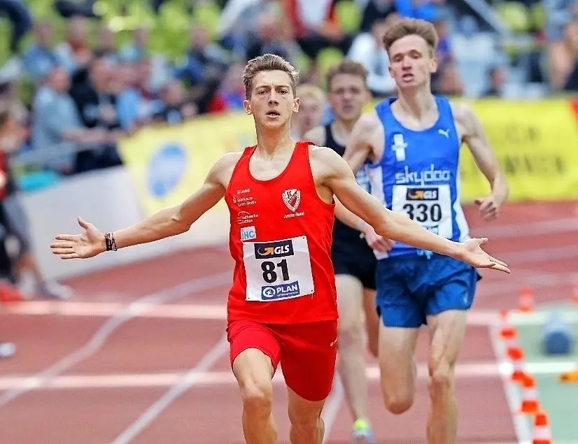 Artur Beimler verteidigte über 1500 Meter seinen Titel. ⇥
