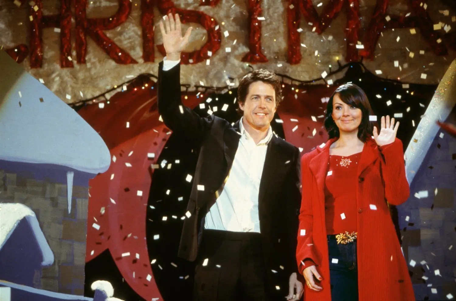Der Premierminister, gespielt von Hugh Grant, liebt in „Tatsächlich Liebe“ eine Angestellte.⇥
