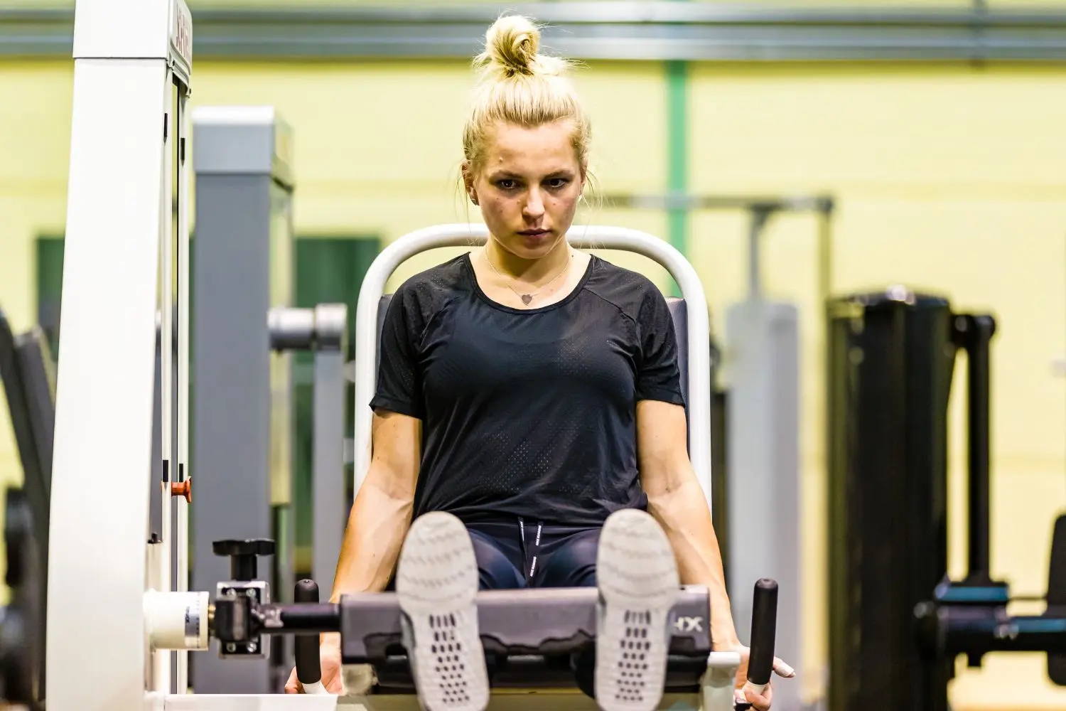 Emma Hinze trainiert wegen Corona derzeit weitgehend allein in Cottbus.