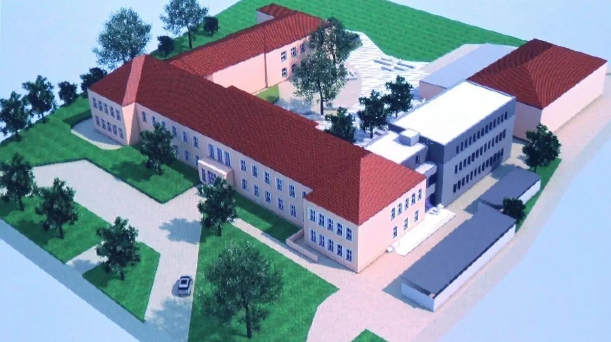 Mit der ersten Tranche soll der Anbau an der Oberschule in Krauschwitz errichtet werden. In Gänze sind für die Fertigstellung der Schulsanierung rund 10 Millionen Euro nötig.