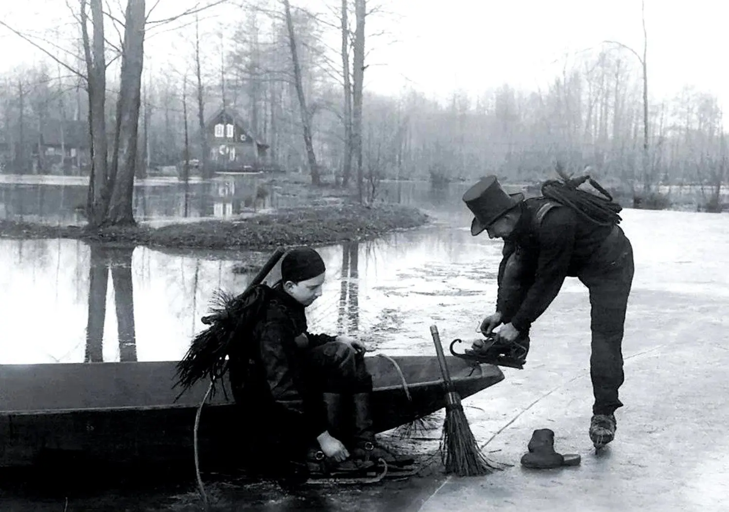 Der Wasserweg ist wichtig im Spreewald, selbst der Schornsteinfeger kam im Kahn