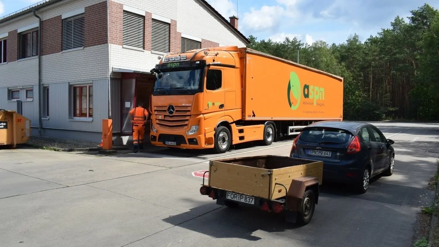 Der Wertstoffhof in Forst soll komplett umgestaltet werden. Die neue Kompostieranlage wird auch für private Anlieferer einiges verbessern.