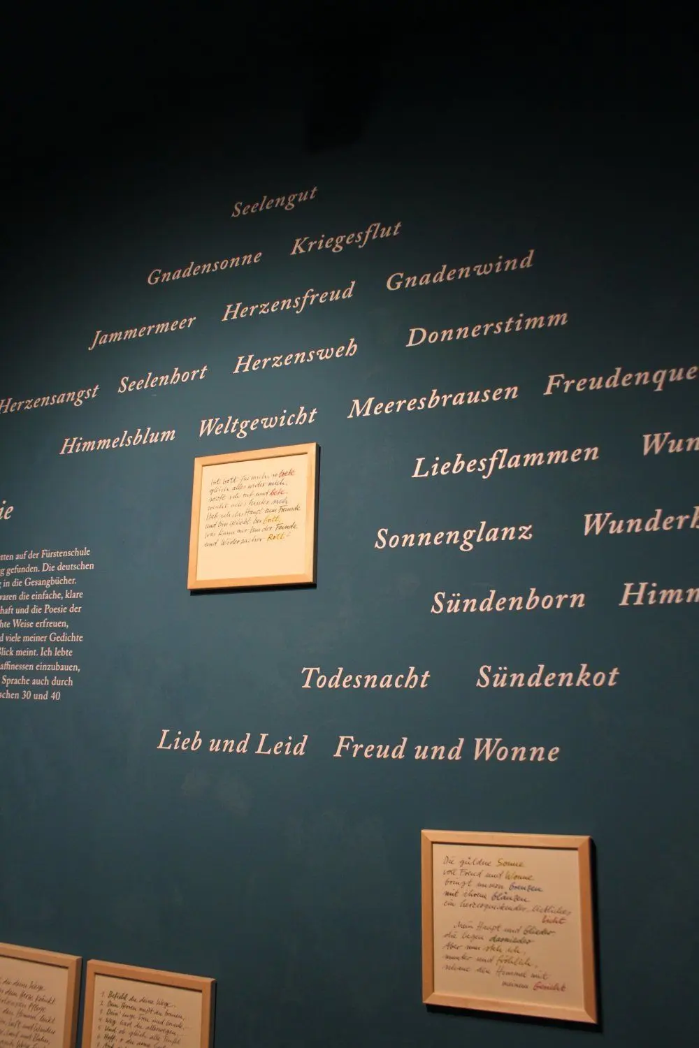 Worte, die Paul Gerhardt kreierte, einfühlsam, einprägsam und poetisch, hat der Kurator der ständigen Ausstellung im Lübbener Paul-Gerhardt-Zentrum zusammengestellt.