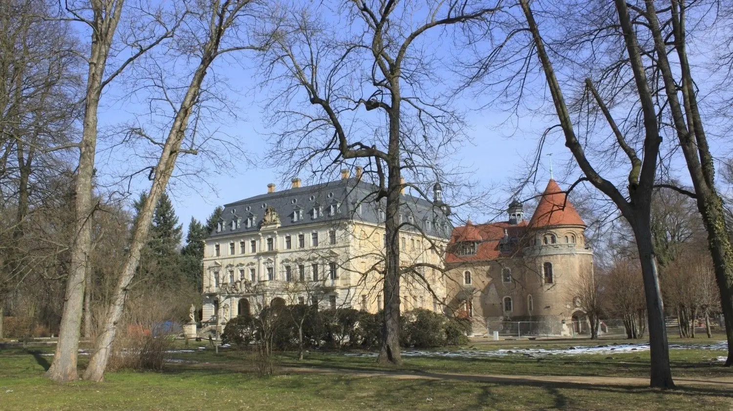Der Altdöberner Schlosspark heute.