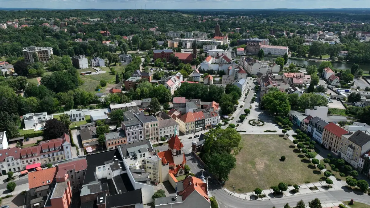 Blick auf die Gubener Altstadt Ost. Sie soll ihr Aussehen in den kommenden Jahren gravierend verändern.