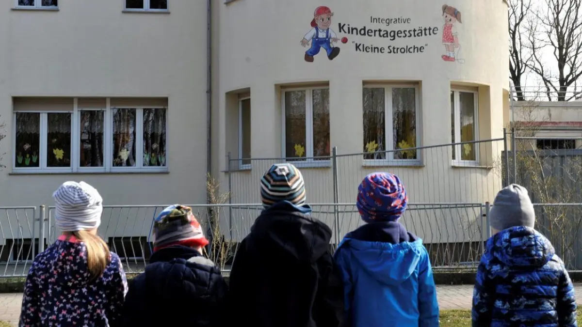 Kita Rietschen.Foto:Joachim Rehle
Das Essen für die "Kleinen Strolche" wird am Juli etwas teuerer.