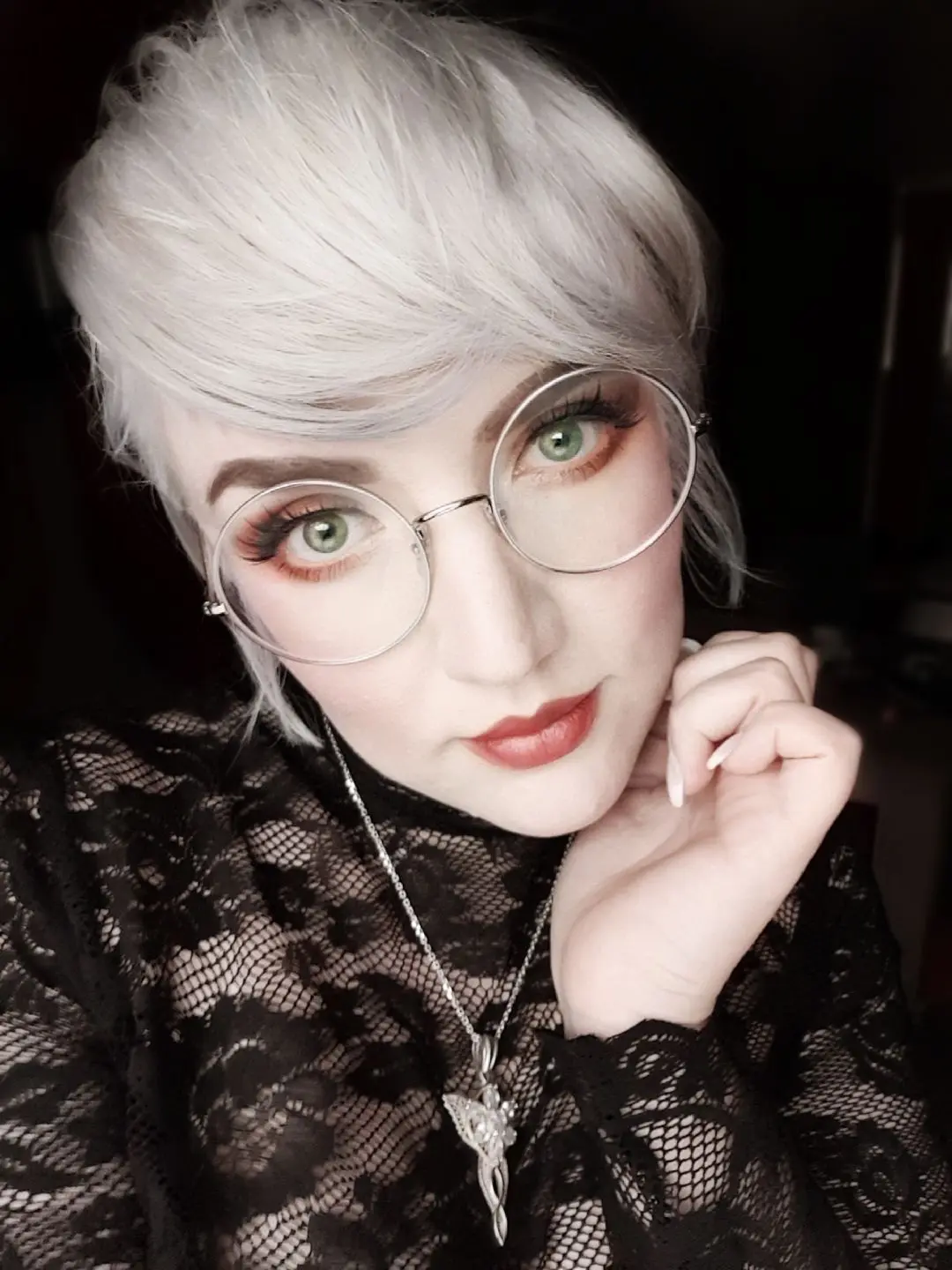 Ksenia Dabow, ein Selfie.