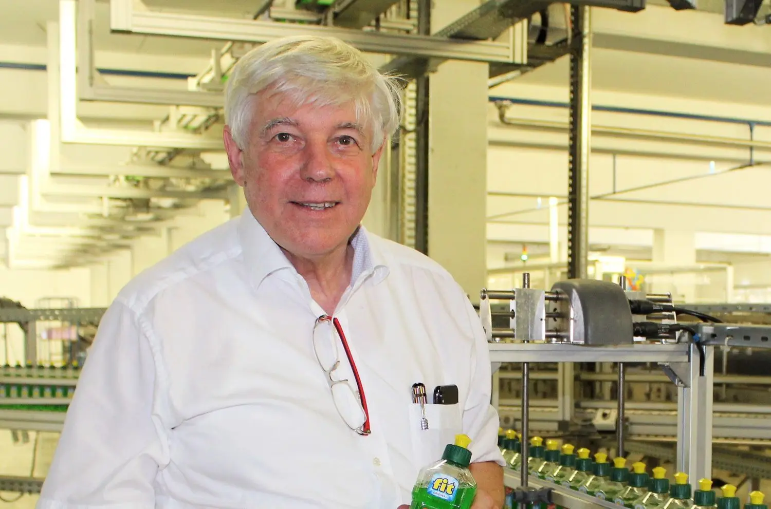 Der Geschäftsführer der fit GmbH, Dr. Wolfgang Groß, spricht vom besten Jahr seit der Wende.