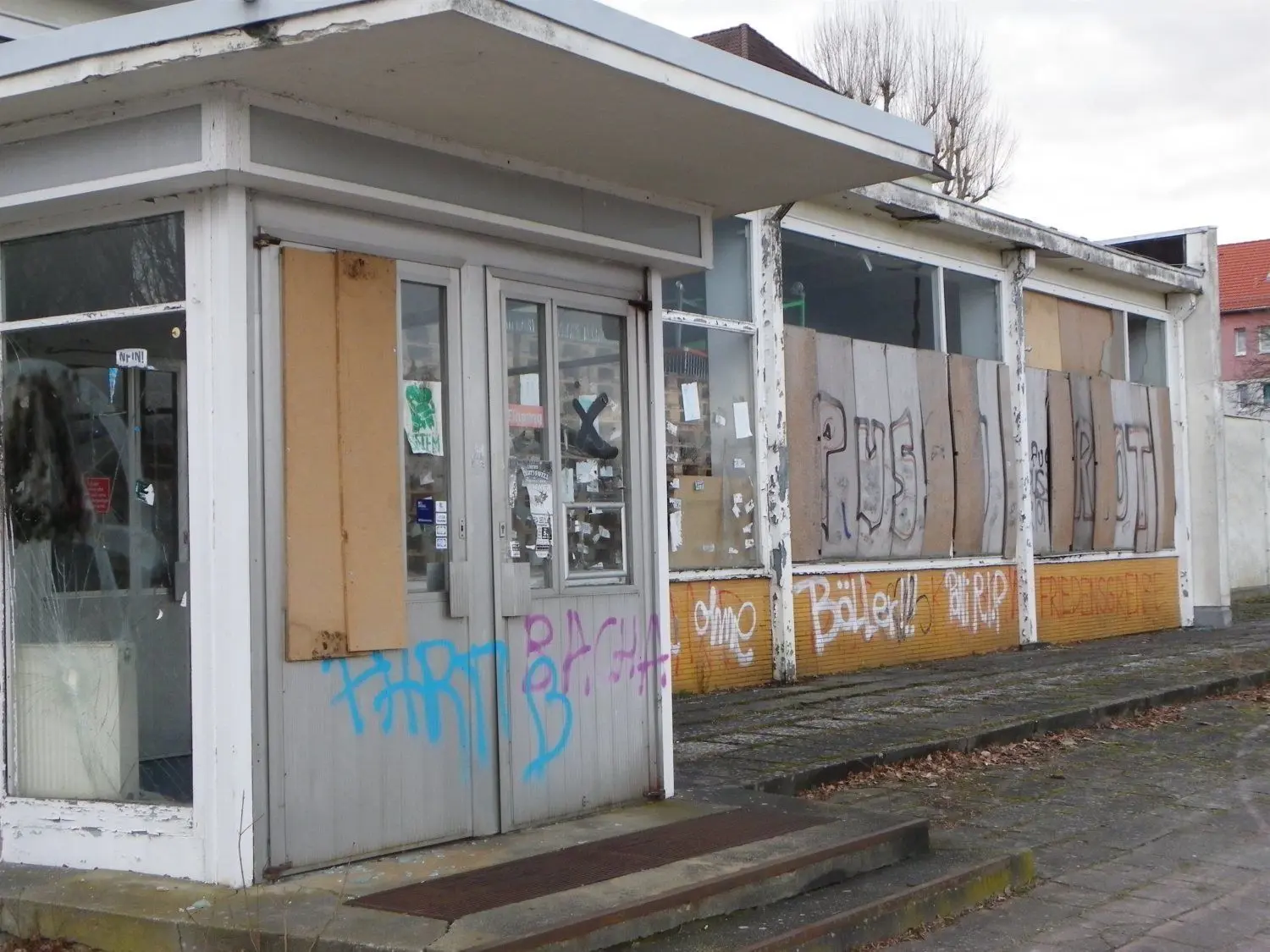 Die einstige Kaufhalle an der Pestalozzistraße.