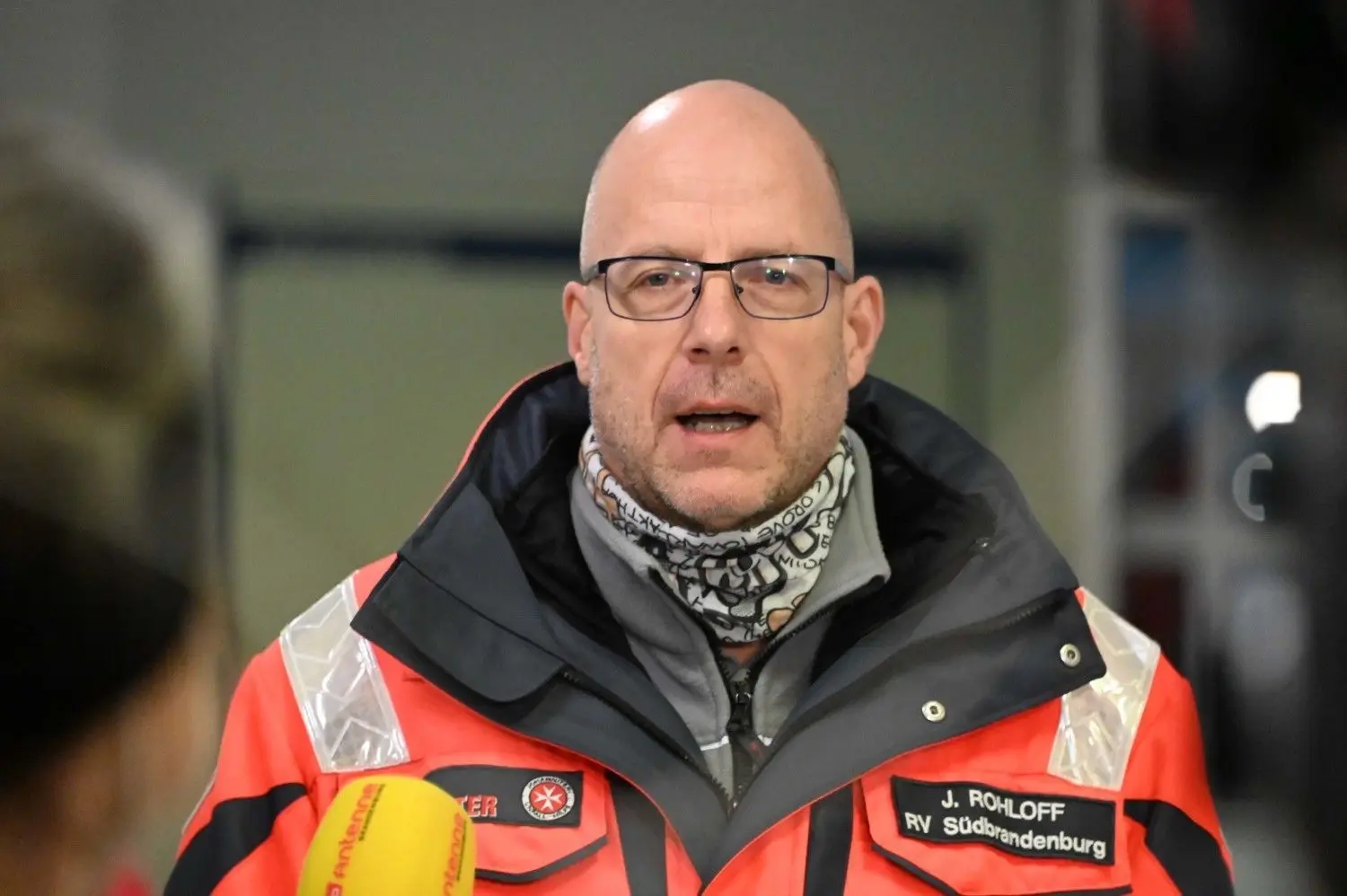 Jens Rohloff, Fachbereichsleiter Sanitätsdienst und Katastrophenschutz des Regionalverbandes Südbrandenburg der Johanniter, ist Vize-Chef der Impfstelle in Cottbus.