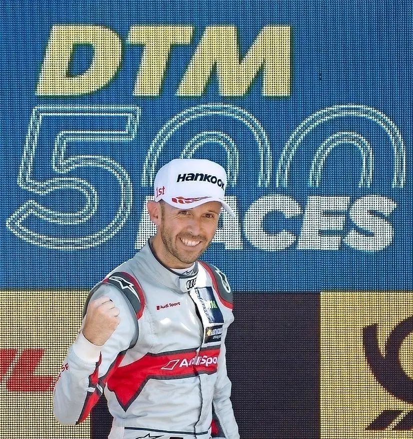 Mit dem Sieg im 500. DTM-Rennen verteidigte René Rast auf dem Lausitzring seine Führung in der Gesamtwertung. ⇥