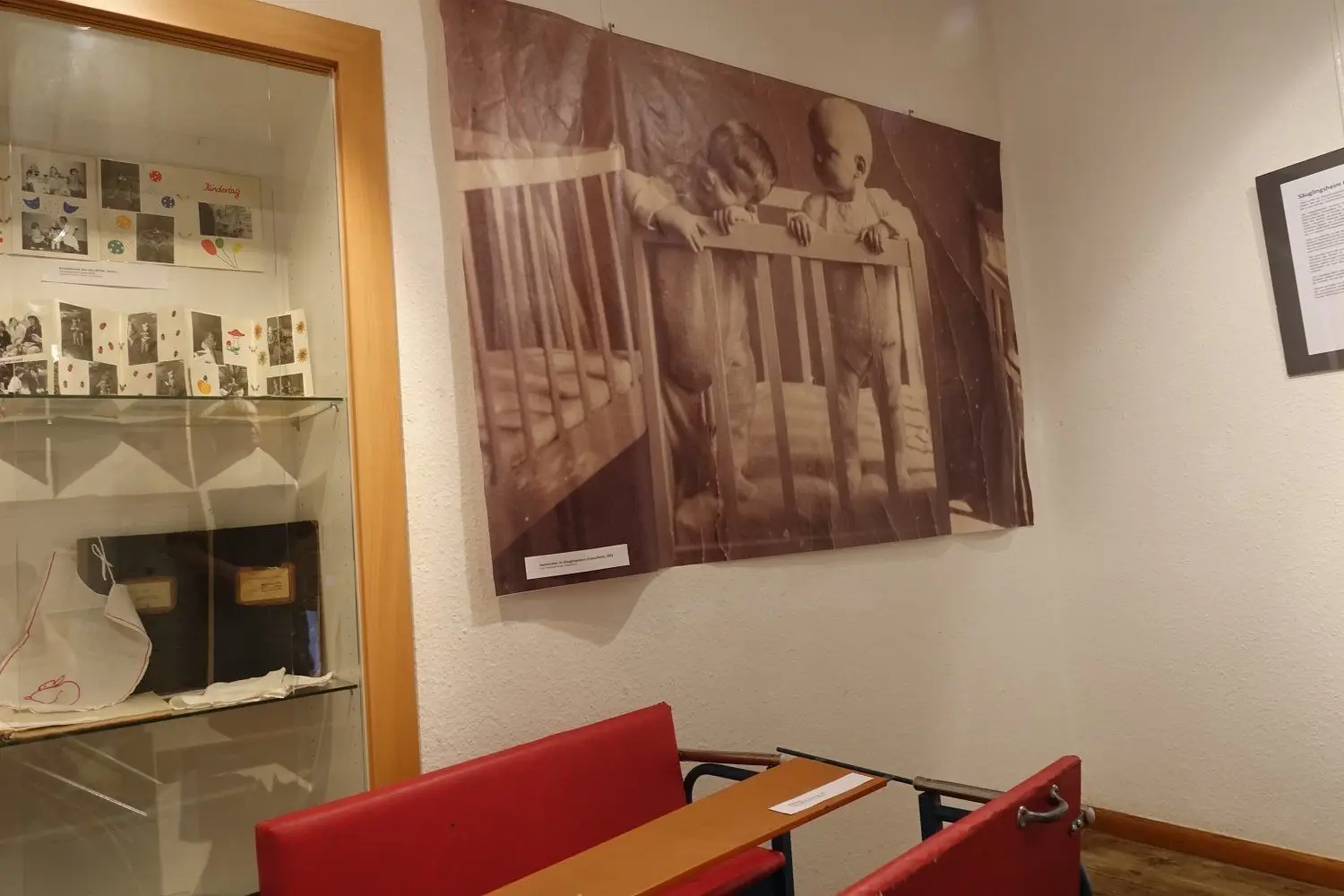 Die Ausstellung arbeitet mit Fotos – hier eine Vergrößerung von einer Aufnahme aus dem Jahr 1953.