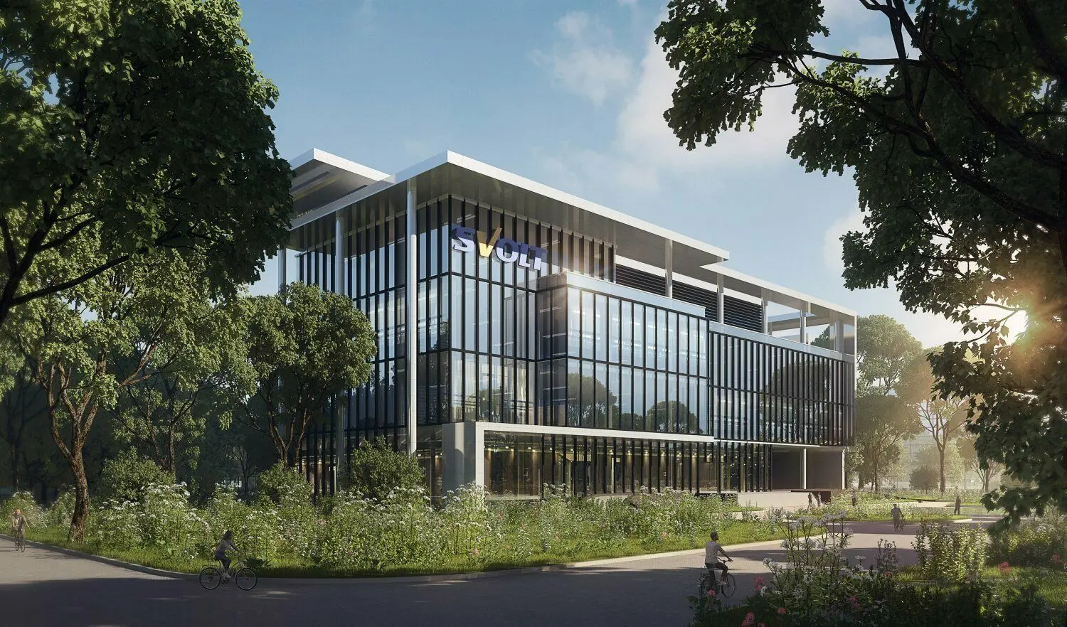 SVOLT plant in Überherrn im Saarland eine Batteriefabrik. Über seine Pläne für das ehemalige Rotorblatt-Werk von Vestas in Lauchhammer informiert das Unternehmen am Freitag, 9. September, bei einer Pressekonferenz.