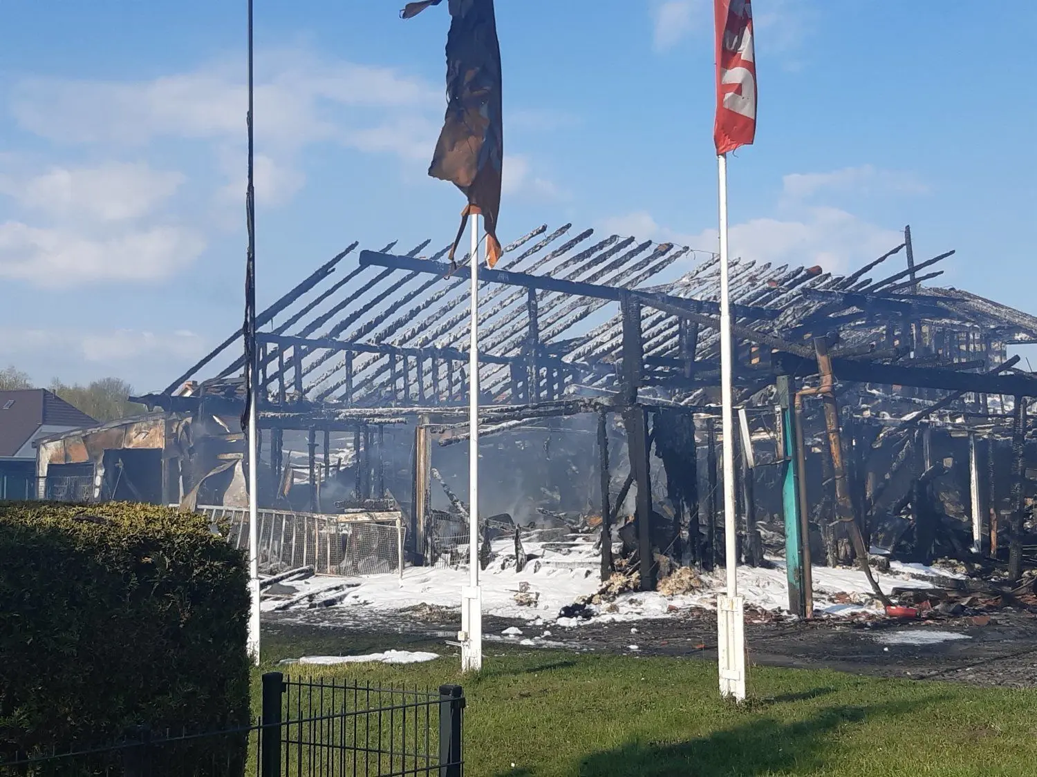 Großbrand bei einem Traditionsunternehmen in Guben.