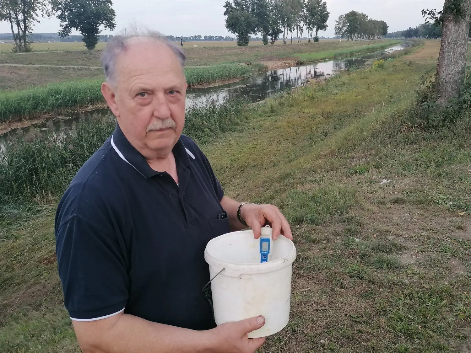 Reinhard Springer hat festgestellt, dass sich der pH-Wert in der Schwarzen Elster deutlich verbessert hat.