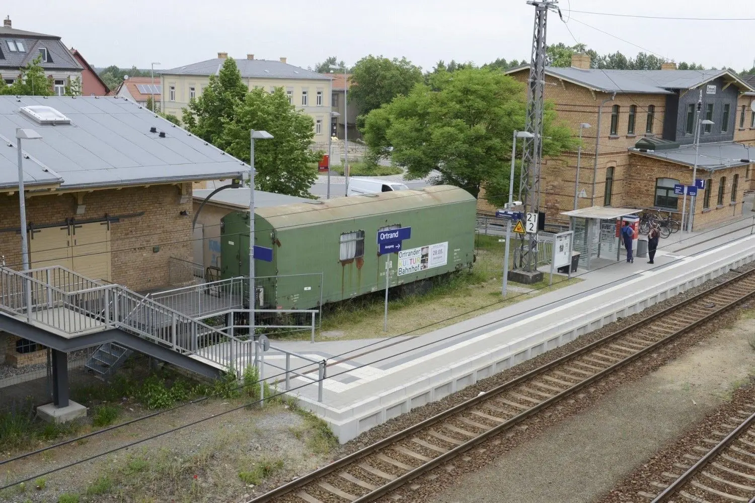 Am Ortrander Bahnhof soll am 25. und 26. April ein großes Fest zum Jubiläum 150 Jahre Cottbus-Großenhainer Bahn stattfinden.