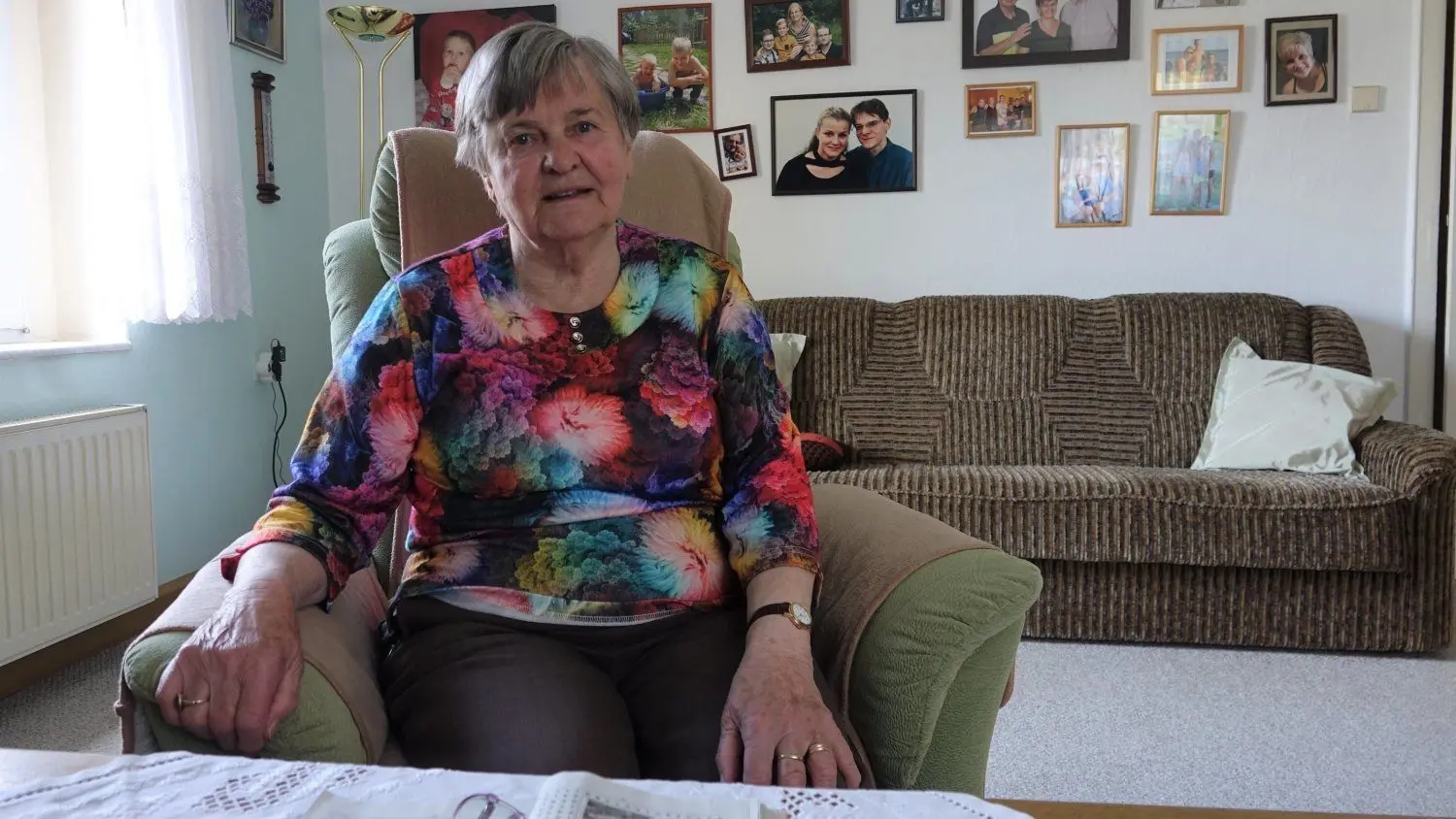 Adelheid Otto aus Bad Muskau kann sich noch gut an die Ereignisse zum Kriegsende erinnern. Damals wohnte sie in Kromlau. Von dort aus flüchtete sie mit einem Teil ihrer Familie.