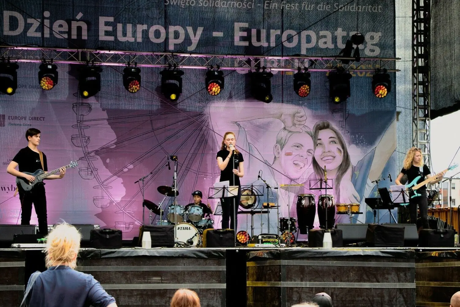 Erster Höhepunkt des Jahres war für Gubens Musikschüler der deutsch-polnische Europatag im Mai.