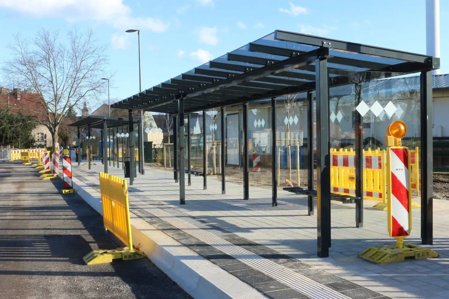 Die neue Buswendeschleife in der Karl-Liebknecht-Straße hat 135 000 Euro gekostet.