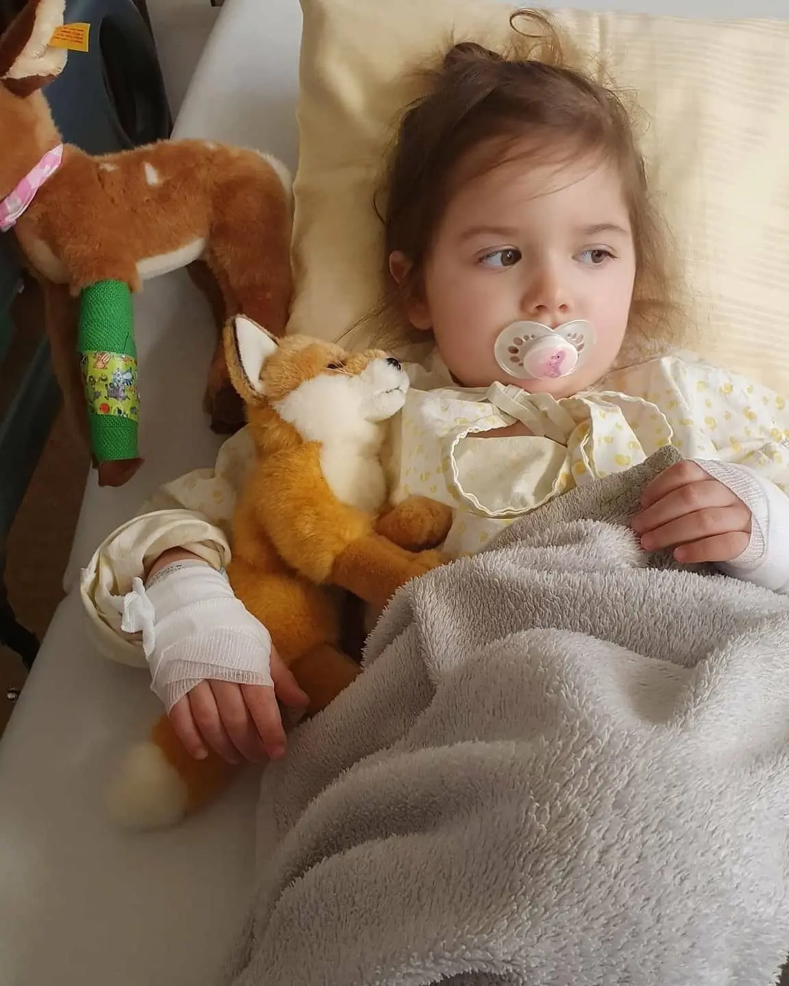 Liv musste schon oft in ihrem jungen Leben ins Krankenhaus.