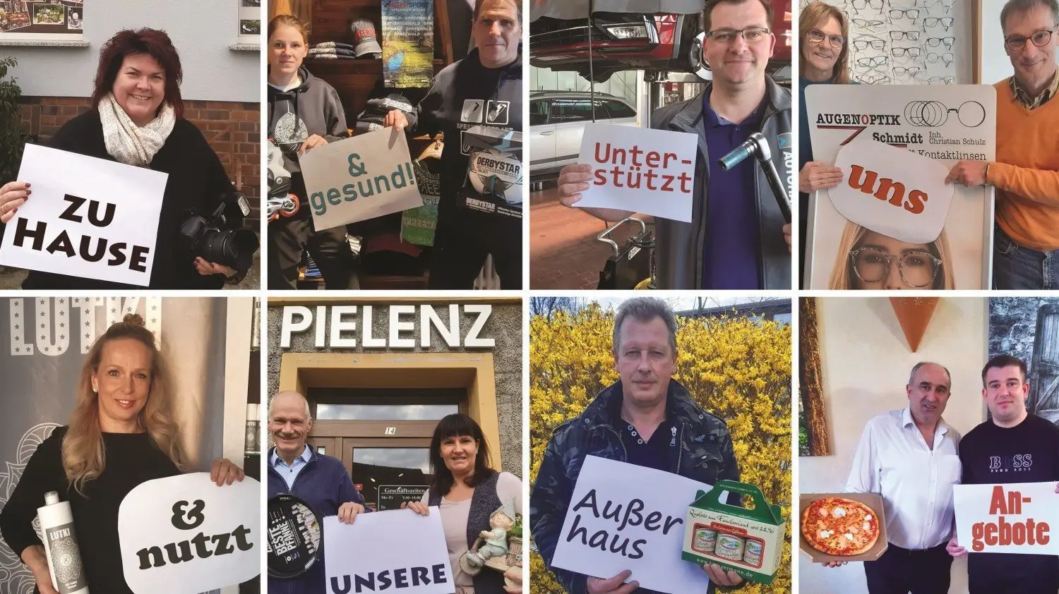 Lübbenauer Altstadt-Händler haben sich Anfang April gemeinsam geschlossen präsentiert und so für den Einkauf vor Ort stark gemacht.