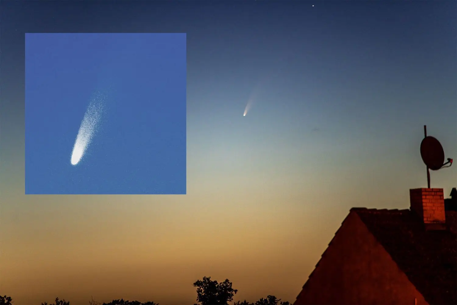 Der Komet Neowise ist bereits in Dahme gesichtet worden. Er kommt nur alle 5000 bis 7000 Jahre der Erde so nah, dass er mit dem bloßen Auge zu sehen ist.