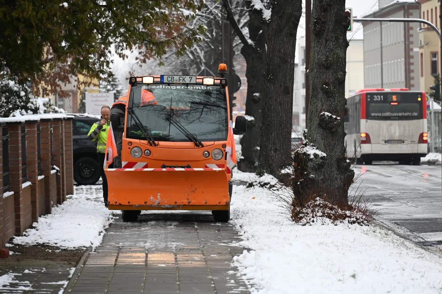 Der Winterdienst in Cottbus wird im Jahr 2022 ebenfalls teurer.
