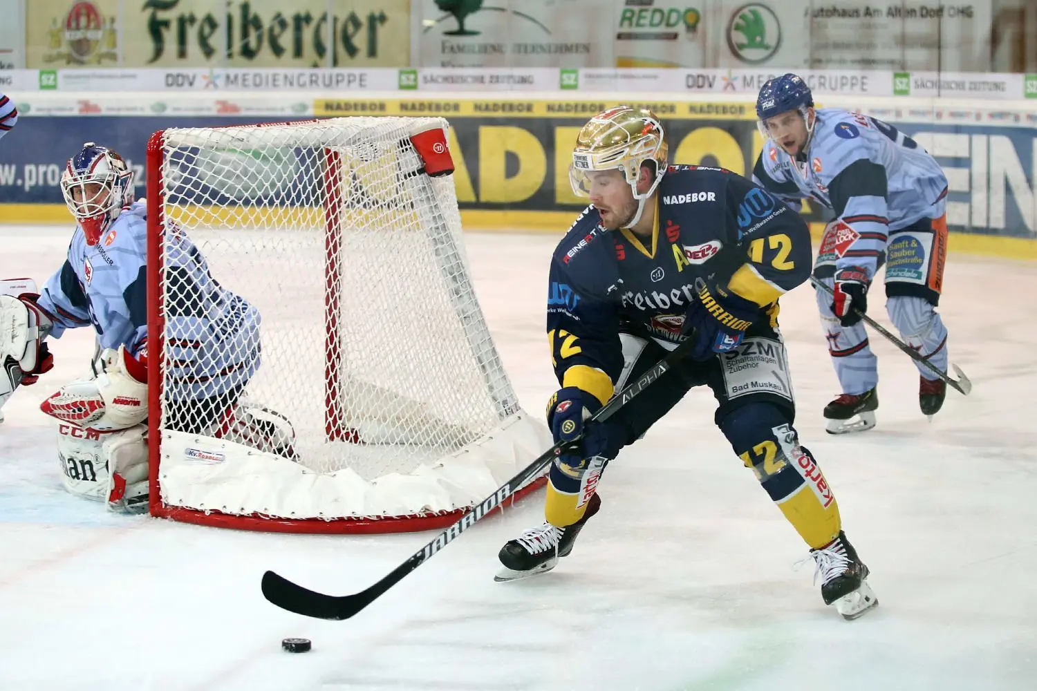 Der Ex-Weißwasseranetr Jeff Hayes spielt bei den Ravensburg Towerstars.