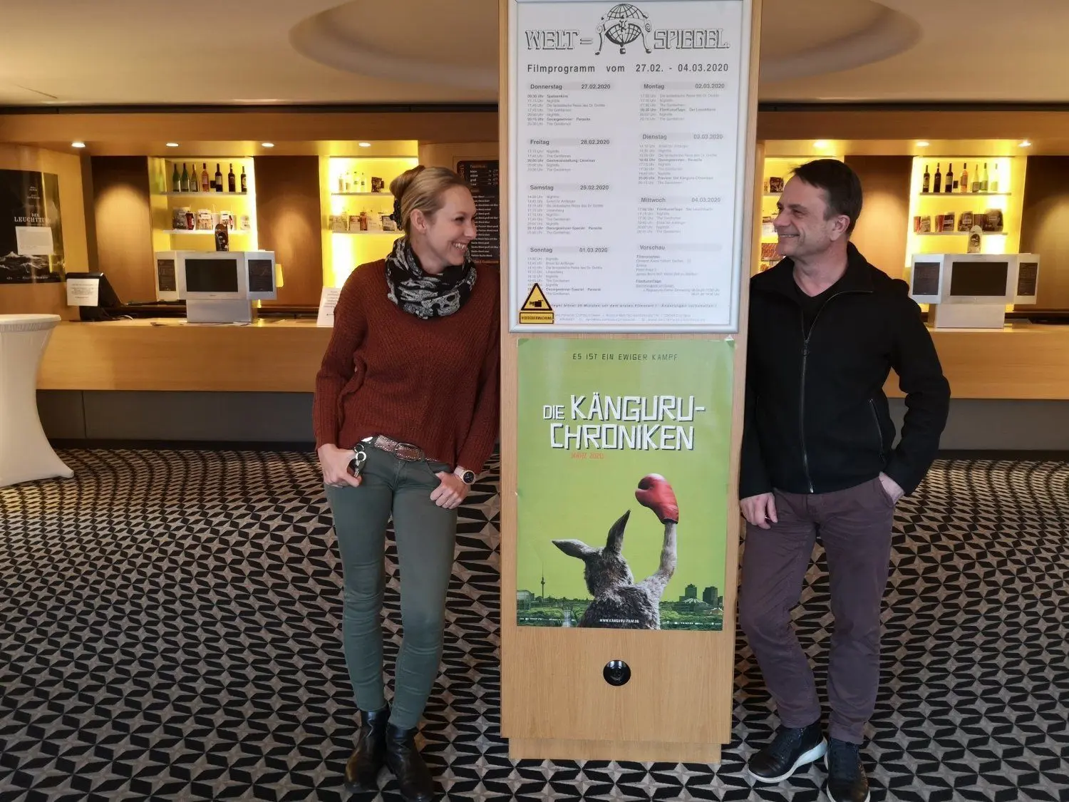 Auch im Weltspiegel gehen die Besucherzahlen zurück. Trotz des Negativ-Trends wollen sich Kerstin Adam und Ralf Zarnoch den Spaß an ihrer geliebten Arbeit nicht nehmen lassen.