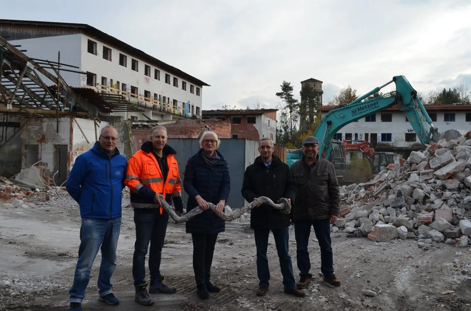 Die Beteiligten des Lautaer Abrisses – von Verwaltung über Planung, Umweltschutz und Bau.