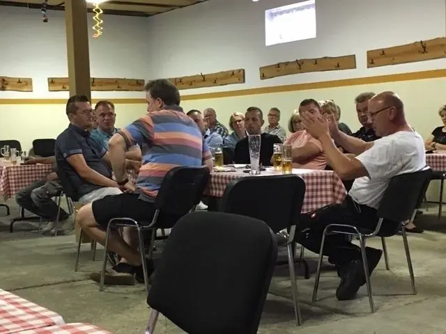 Knapp 50 Zerkwitzer fanden sich zum CDU-Stammtisch in Hartmanns Remise ein.