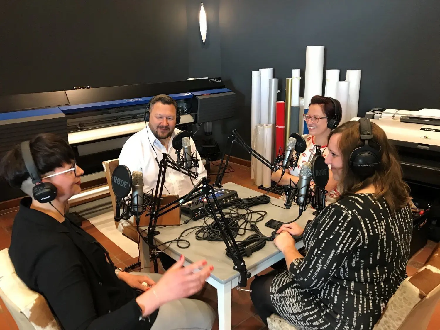 Eine Aufnahme des Cottbuser Podcasts „Nulldrei55“.⇥