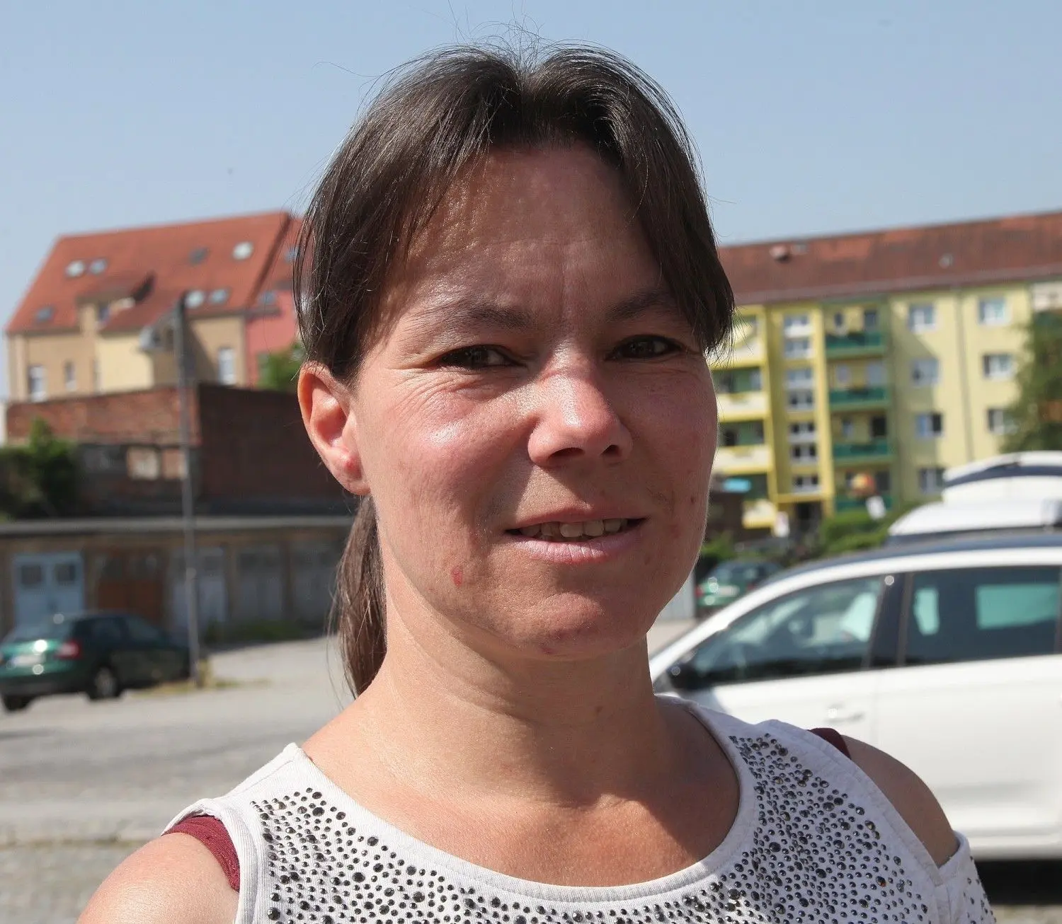 Diana Aschenbrenner (46) ist für die neue Schwimmhalle am Puschkinplatz.