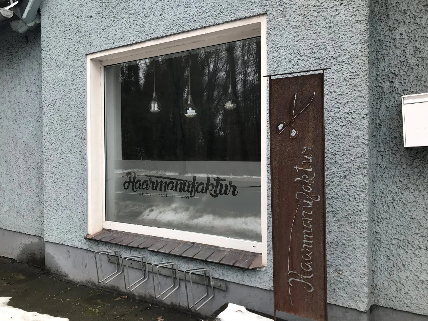 Die Haarmanufaktur von Melanie Lehmann ist noch geschlossen. Ab März geht es wieder los, sogar ohne Ruhemontag.