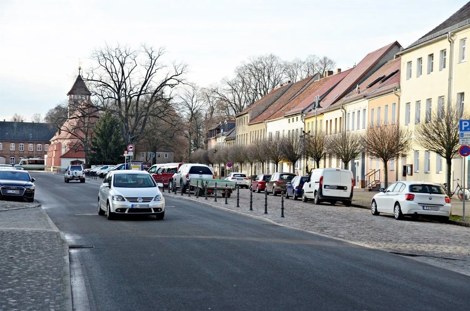 Das neu gestaltete Zentrum von Sonnewalde