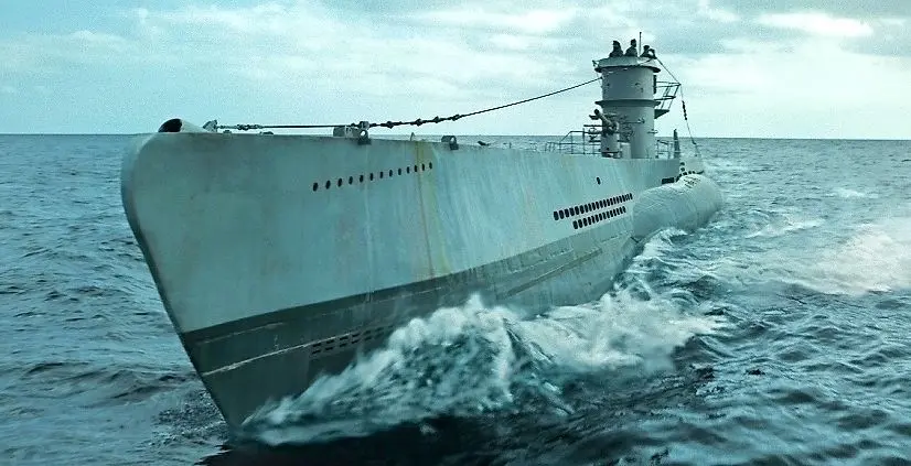 U 612 auf Feindfahrt im Nordatlantik.