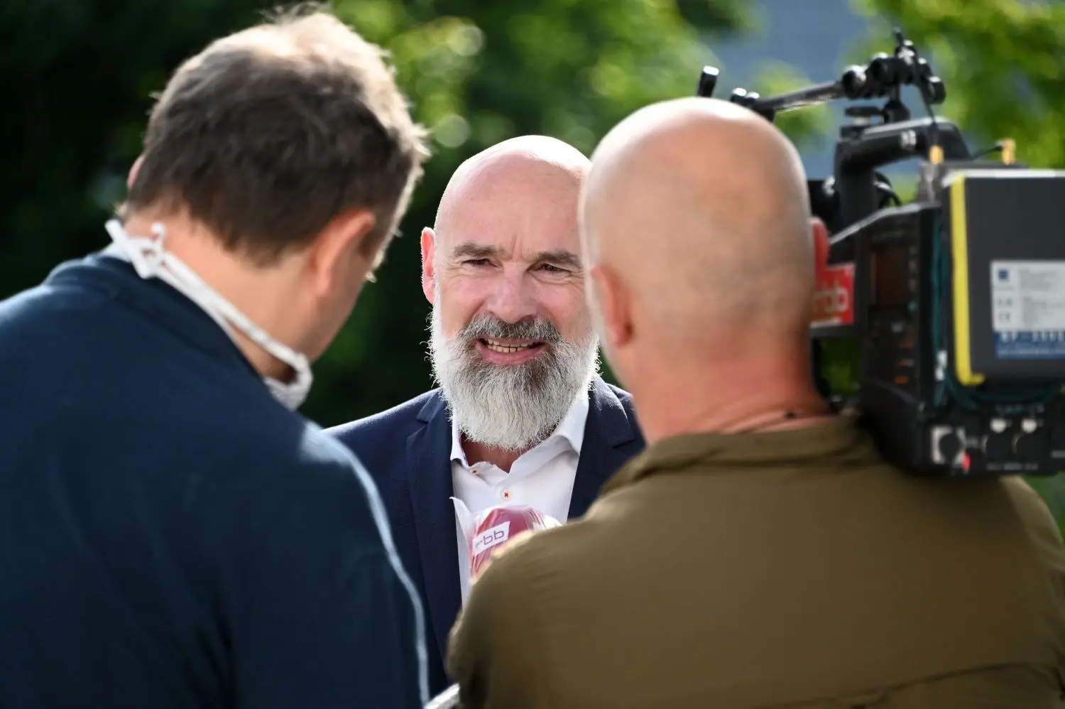 CTK-Geschäftsführer Götz Brodermann im Gespräch mit Journalisten. Die Gewerkschaft Verdi wirft ihm „Lohndiktat in Gutsherrenart“ vor.