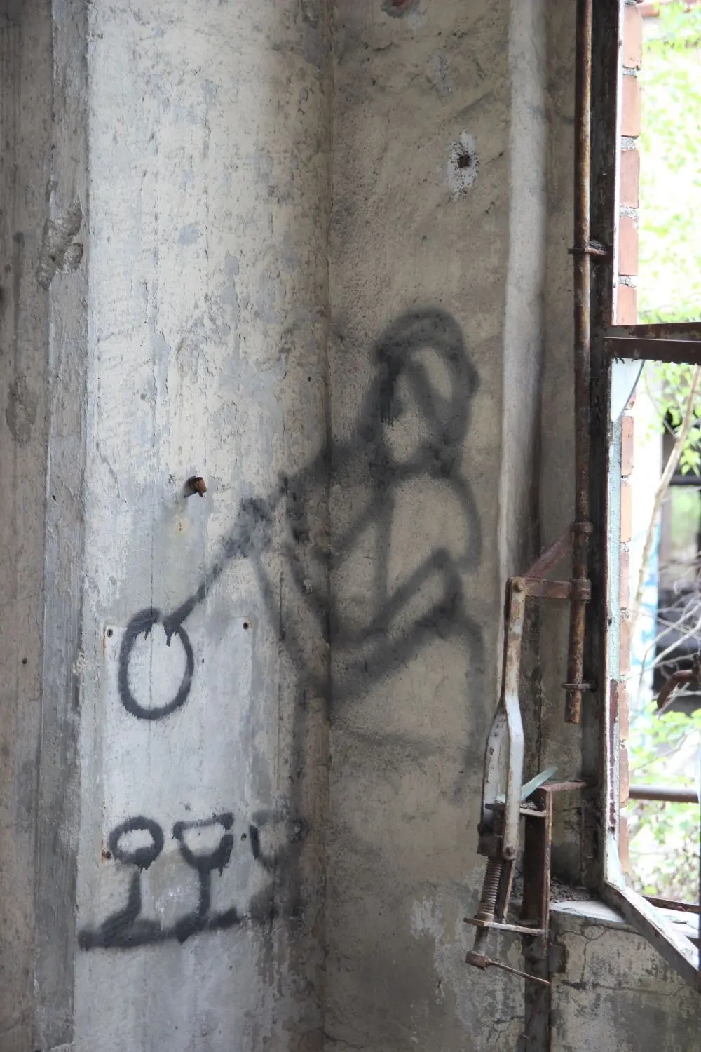 Mancherorts ist in der Hütte auch noch ein bisschen Kunst vorhanden.