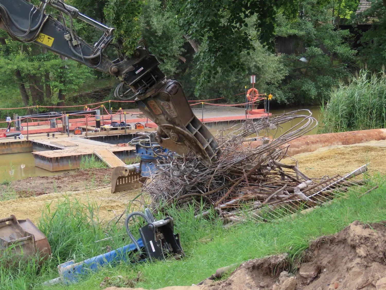 So kommt Metall zu Metall, und Beton bleibt bei Beton.
