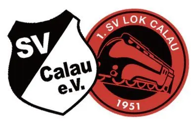 Logos SV Calau und 1. SV Lok Calau