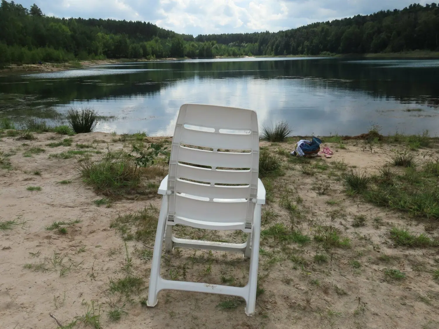 Der Felixsee: Das Baden am beliebten Tagebaurestloch in Bohsdorf hat in diesem Jahr 2022 einem Mann das Leben gekostet.