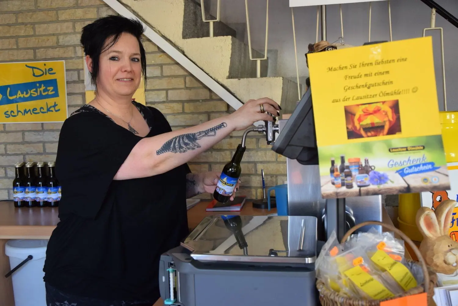 Susann Nicklisch, Tochter der Geschaftsführerin Regine Jorga, ist als nächste Generation im Unternehmen tätig.