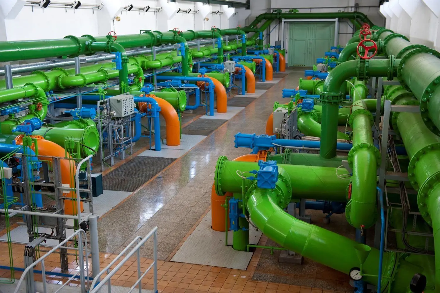 So sieht die Filterhalle im Sachsendorfer Wasserwerk aus.
