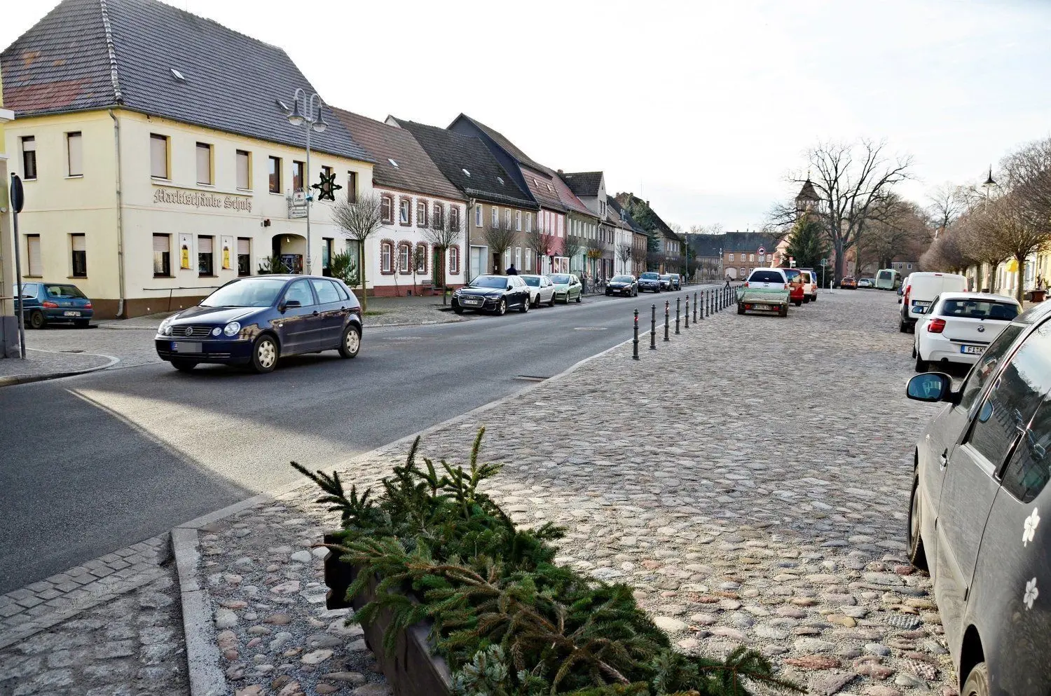 Das neu gestaltete Zentrum von Sonnewalde