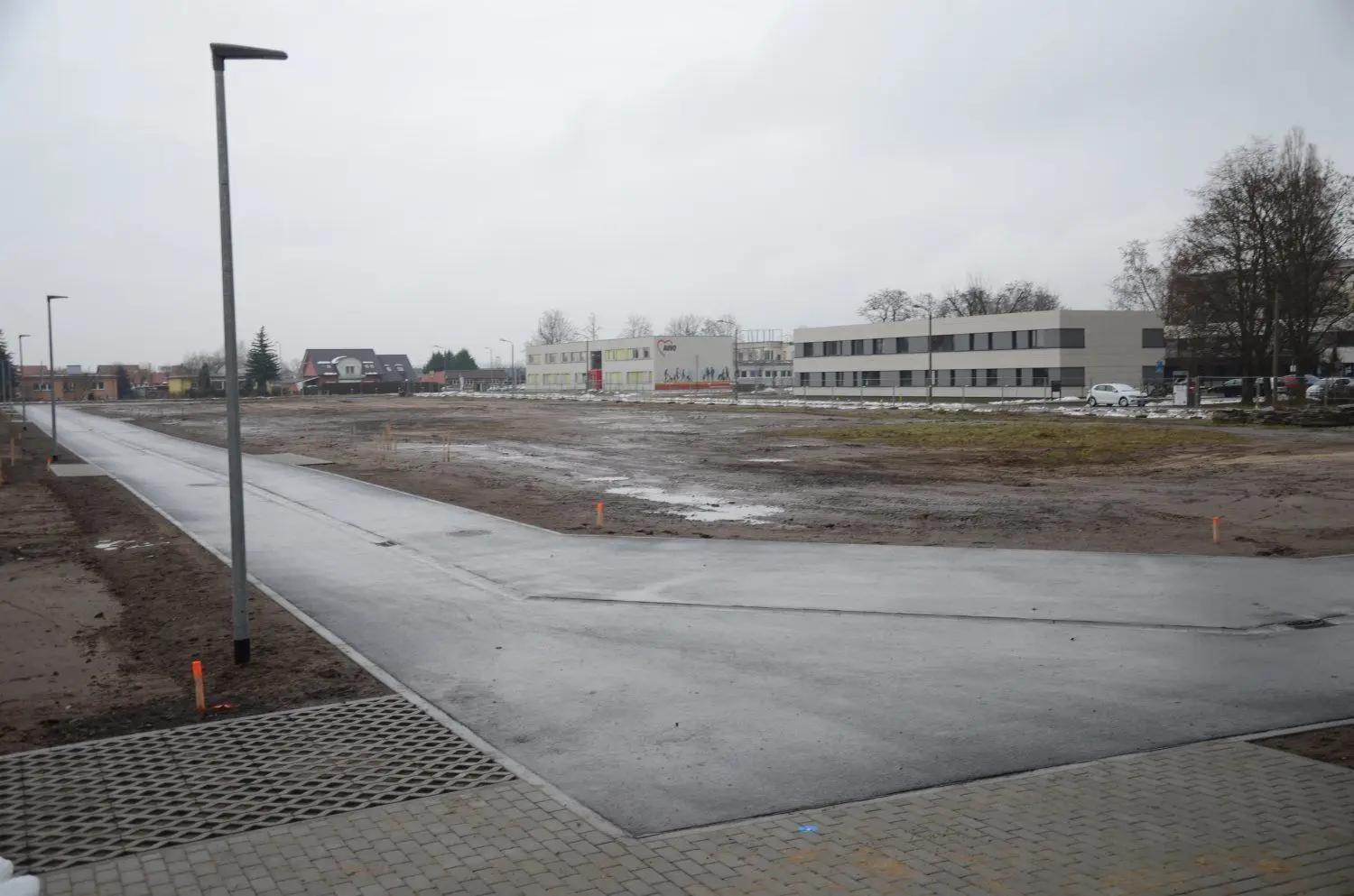 Komplett erschlossenes Wohngebiet an der Rudolf-Breitscheid-Straße in der Lübbenauer Neustadt.