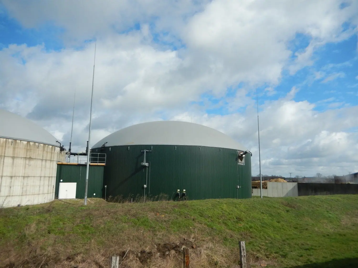 Die Biogasanlage ist das zweite Standbein der Agrargenossenschaft Gahry.