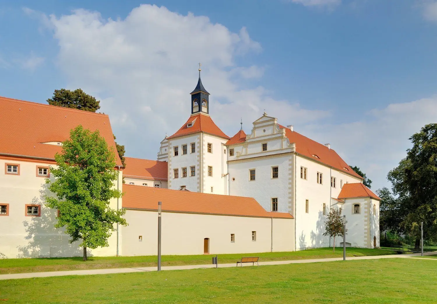 Das Schloss Finsterwalde heutige Gesamtansicht.