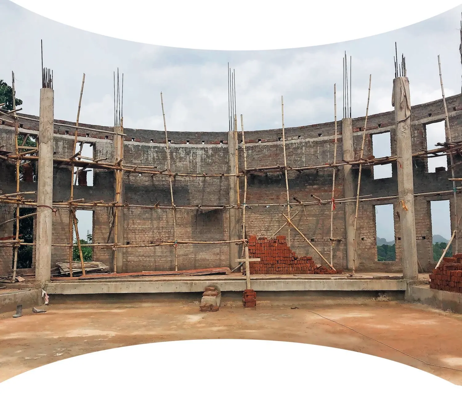 In der Nähe von Ranchi errichtet die Nord-West-Kirche einen neuen Kirchenbau.