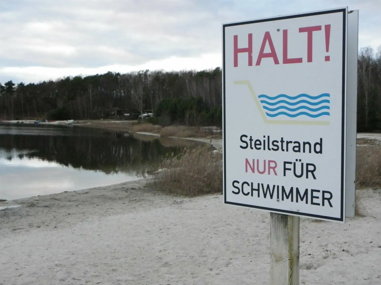 Am Ufer des Großsees. Wird er in puncto Wassermangel zum nächsten Problemfall in der Gubener Region?