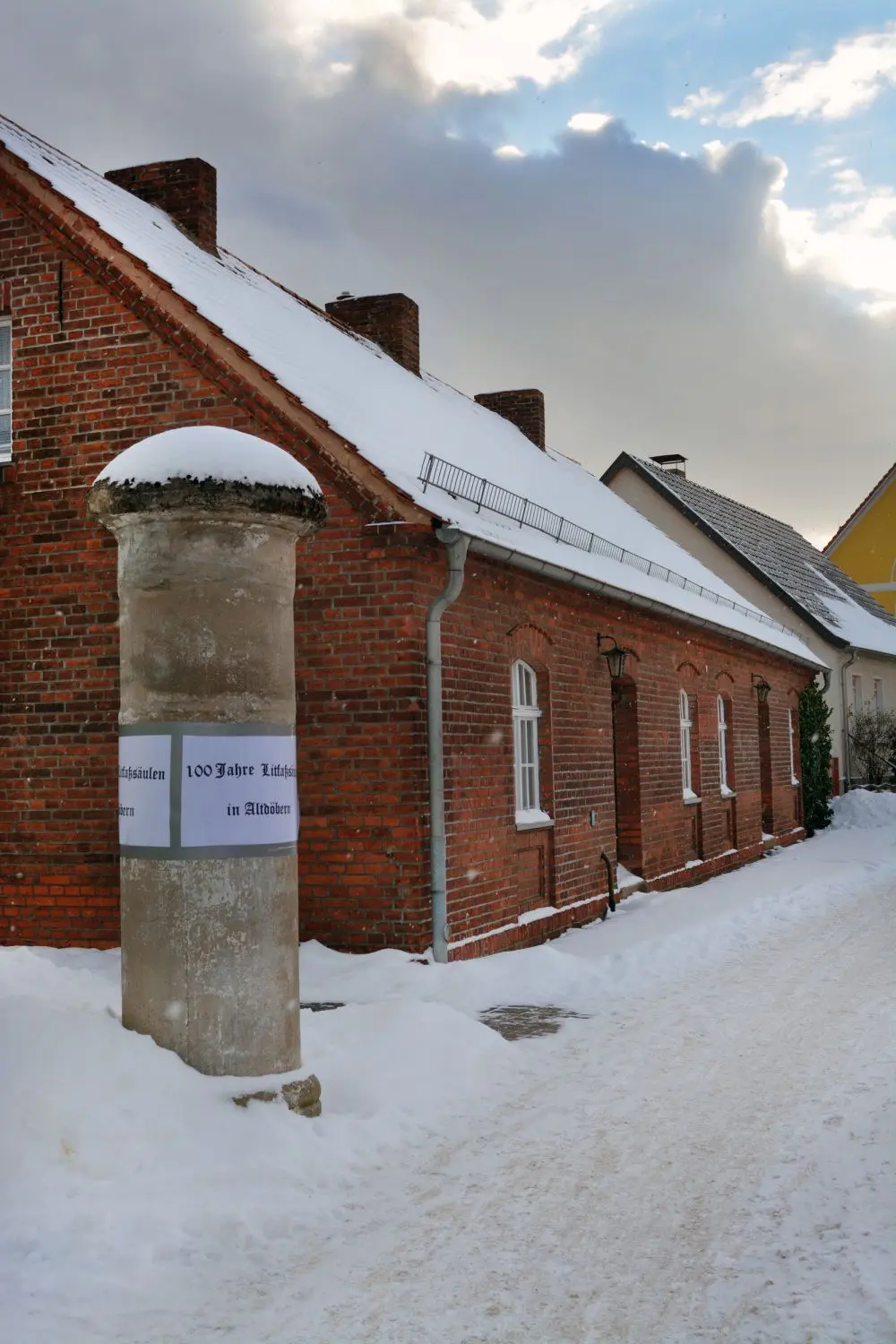 Die zweite Säule hat am Lehmannstift „überlebt“.